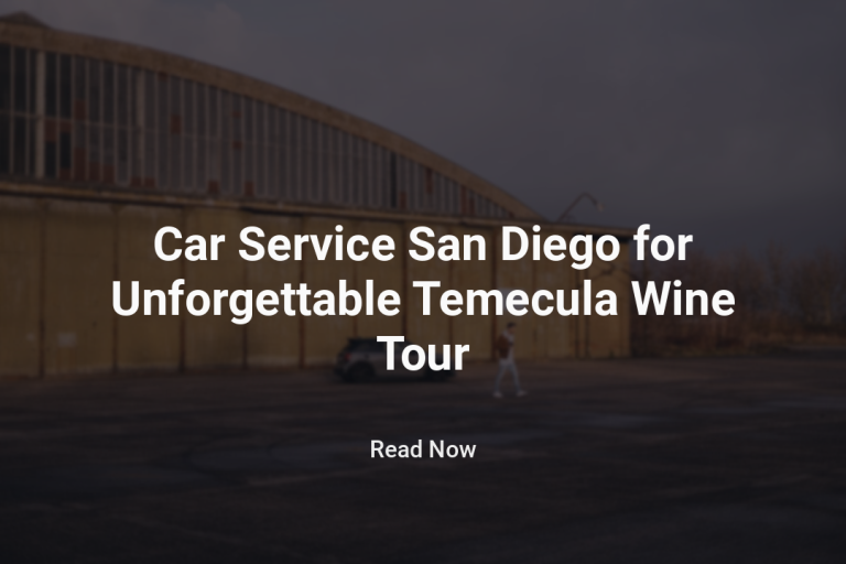 Car Service San Diego for Unforgettable Temecula Wine Tour