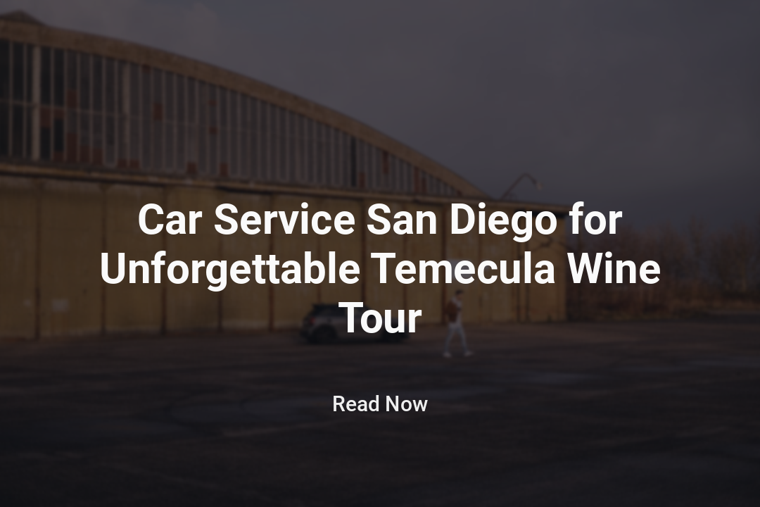 Car Service San Diego for Unforgettable Temecula Wine Tour